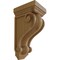 Ekena Millwork 6"W x 7"D x 13 1/4"H Devon Traditional Wood Corbel, Cherry CORW06X07X13DECH - alternate 1